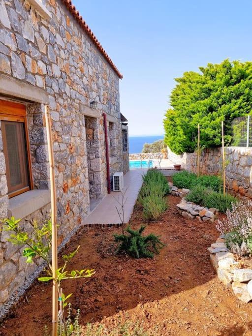 Villa Mavri Ruhige Private Pool Villa, Meerblick Agia Paraskevi  المظهر الخارجي الصورة