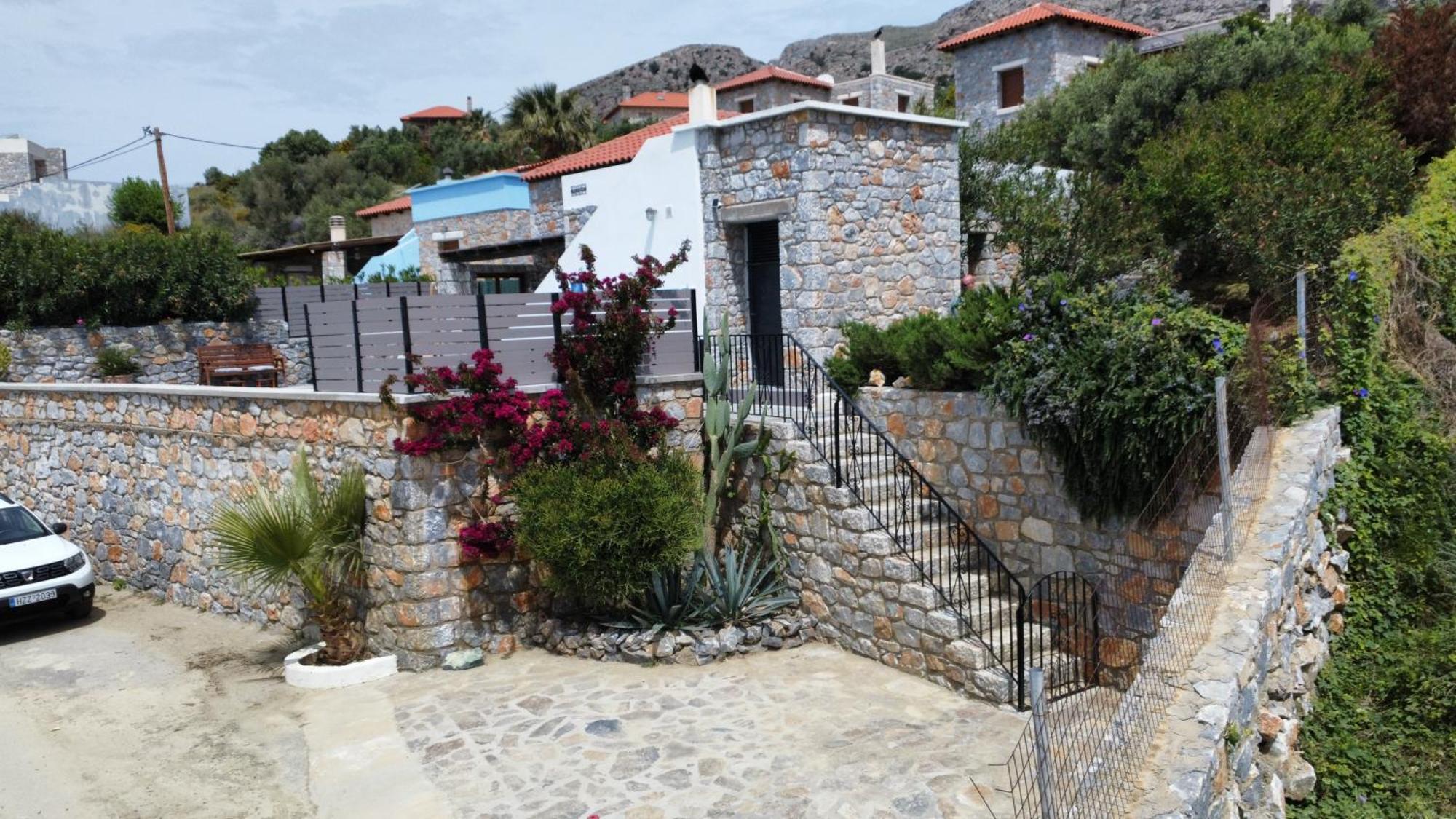 Villa Mavri Ruhige Private Pool Villa, Meerblick Agia Paraskevi  المظهر الخارجي الصورة