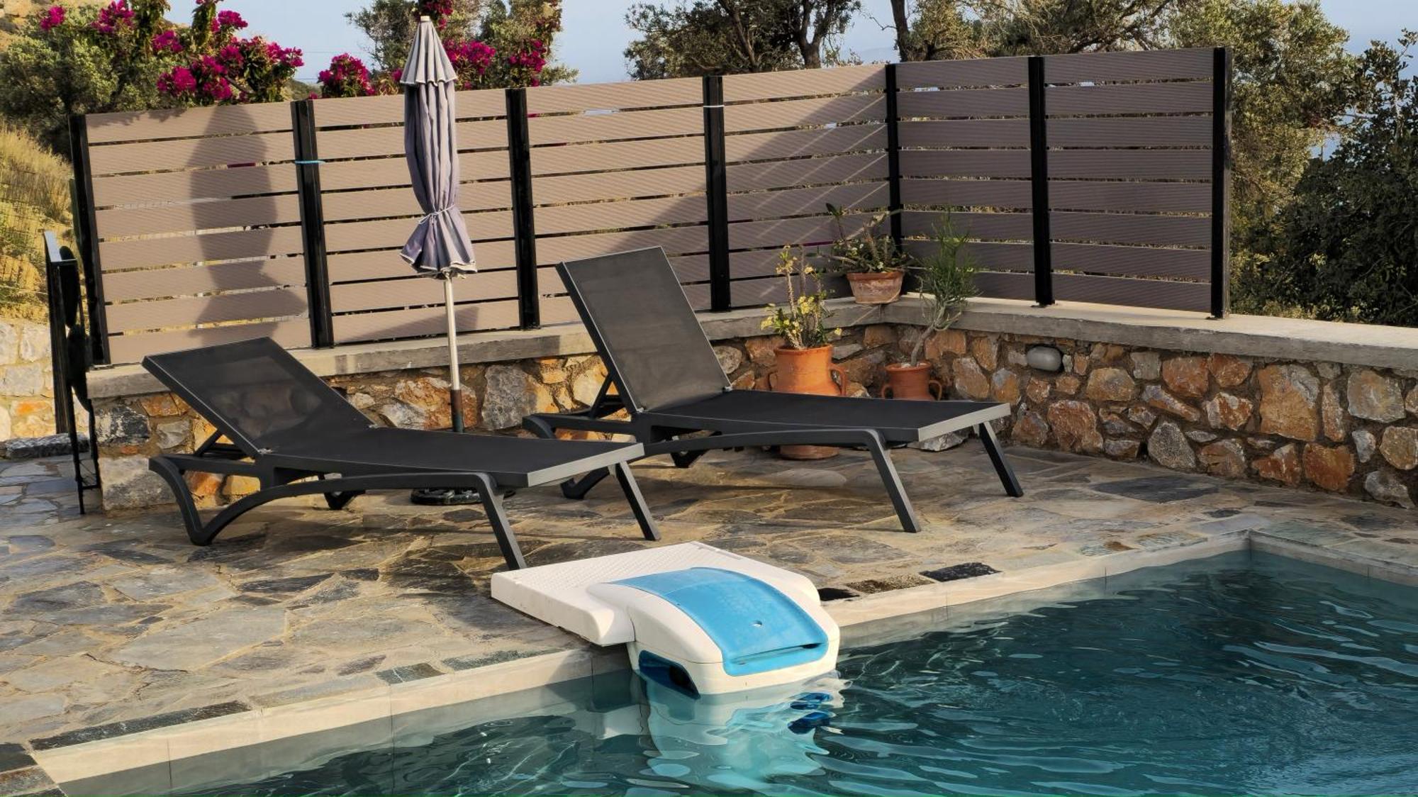 Villa Mavri Ruhige Private Pool Villa, Meerblick Agia Paraskevi  المظهر الخارجي الصورة